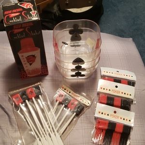 Red devil cocktail Shaker set